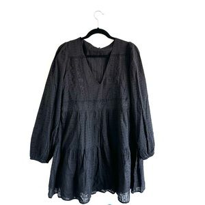 Zara black mini dress